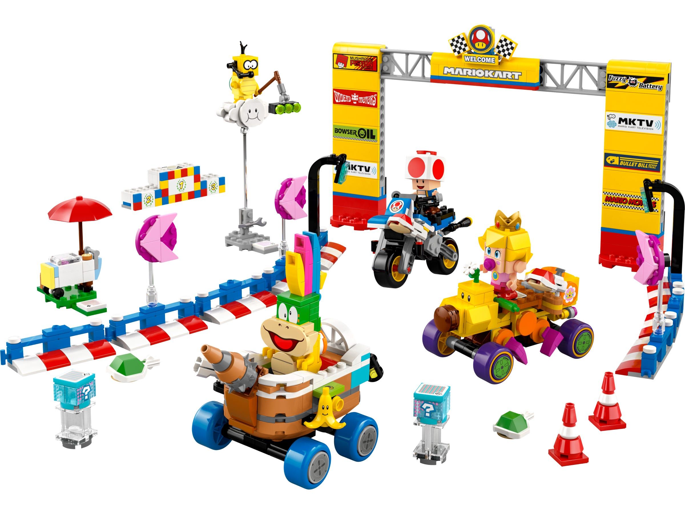 LEGO Super Mario Mario Kart™ – Baby Peach en grand prix–set, racespeelgoed 72036