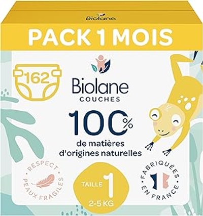 BioLane  luiers maat 1 - 162 stuks