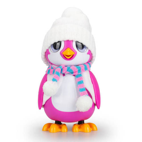 Silverlit rescue penguin roze interactieve knuffel