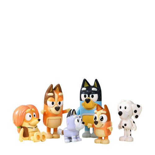 Moose Toys Bluey 8 Speelfiguren Familie & Vrienden