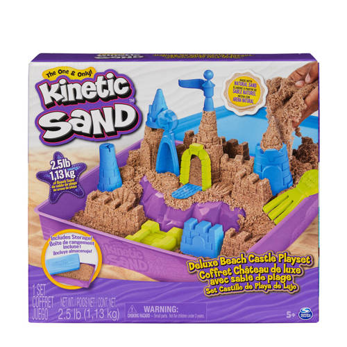 Kinetic Sand Zandkasteel met strandzand inclusief vormen en gereedschap