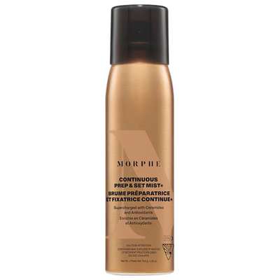 Morphe Fixing sprays & powders Continous Prep Set Mist+ Make-Up Fixeerspray Dames 79,4 g