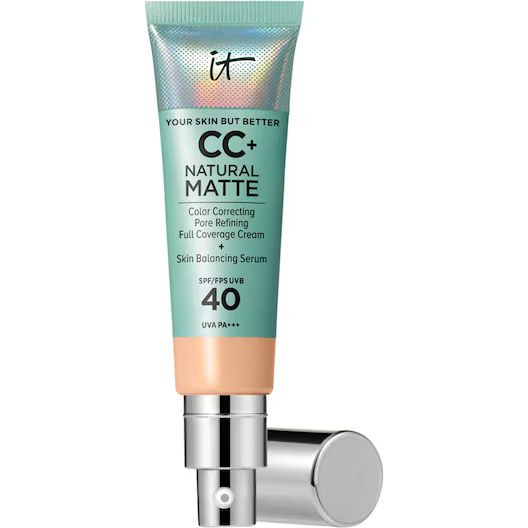 It Cosmetics Your Skin But Better CC+ Natural Matte SPF40 Foundation - Matte & Stralende Finish - Light Medium - 32ml