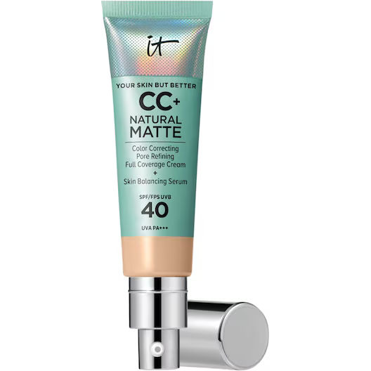 It Cosmetics Your Skin But Better CC+ Natural Matte SPF40 Foundation - Matte & Stralende Finish - Light - 32ml