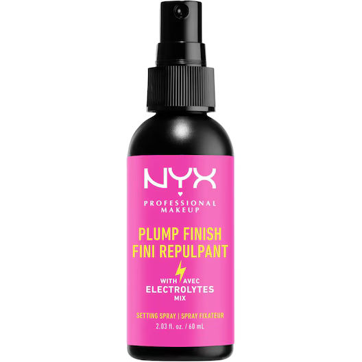 NYX Professional Makeup Foundation Plump Finish Setting Spray Make-Up Fixeerspray Dames 60 ml