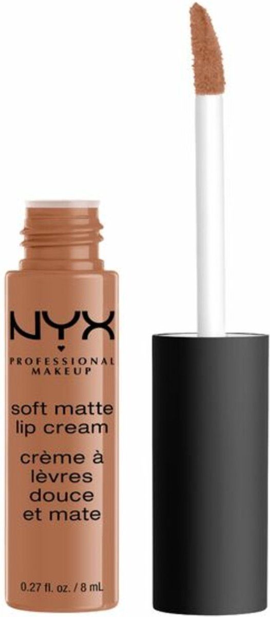 Nyx Professional Makeup Soft Matte Lip Cream - London - Matte lippenstift, lippenbalsemtextuur - Bruin