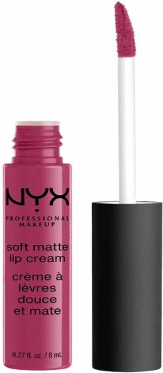 Nyx Professional Makeup Soft Matte Lip Cream - Prague - Matte lippenstift, lippenbalsemtextuur - Roos