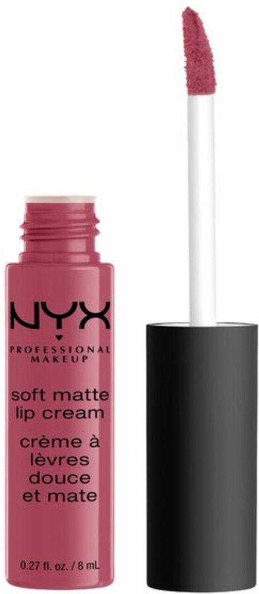 Nyx Professional Makeup Soft Matte Lip Cream - San Paulo - Matte lippenstift, lippenbalsemtextuur - Roos