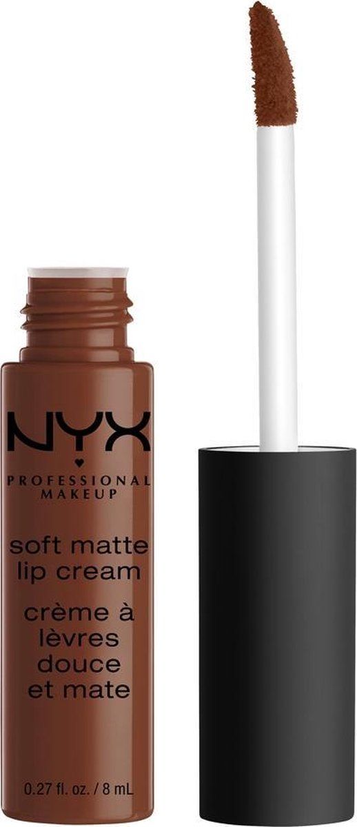 Nyx Professional Makeup Soft Matte Lip Cream - Berlin - Matte lippenstift, lippenbalsemtextuur - Bruin