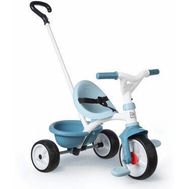 Smoby Be Move Blauw - Driewieler met duwstang