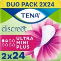 TENA Discreet Ultra Mini Plus - inlegkruisjes voor urineverlies - 144 stuks