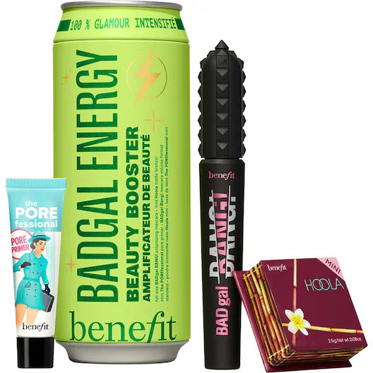 Benefit Geschenksets BADgal Energy - Mascara, Porie Primer & Bronzer Kerstmis Set Make-up sets Dames