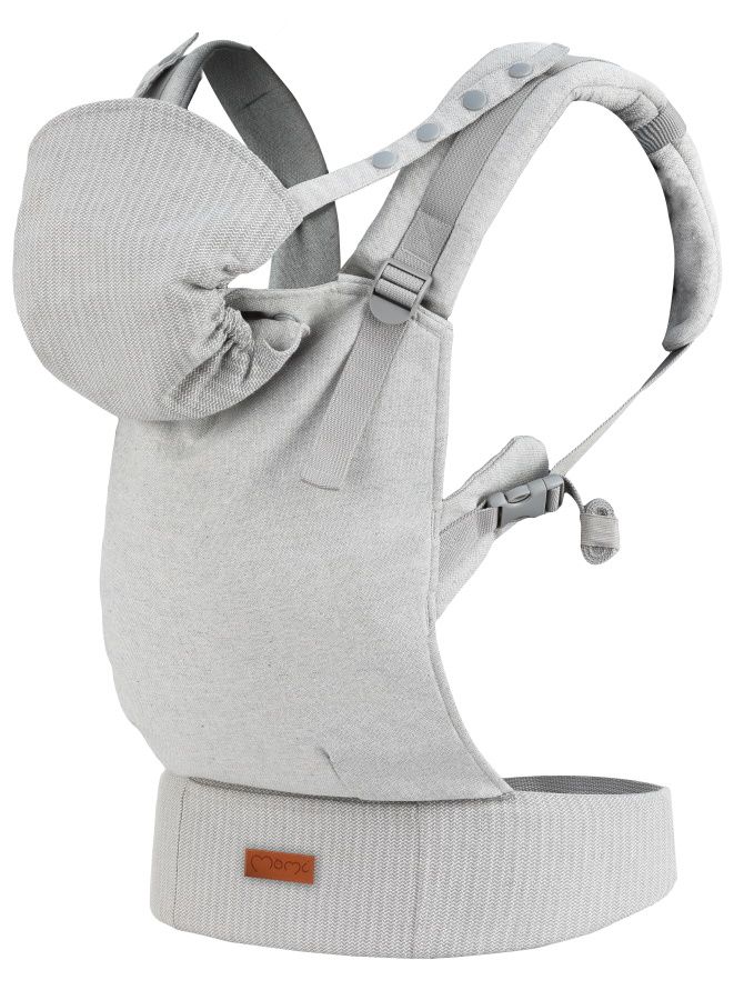 MoMi Draagzak Collet - Babydrager - Ergonomische draagzak Gray