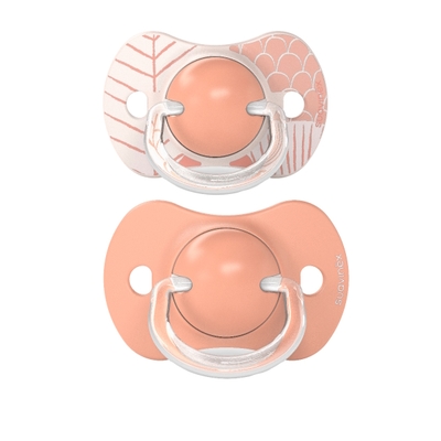 Suavinex Dreams Reversible Duo Pink 18m+ 2 stuks Silicone Fopspenen SXSDP3083065