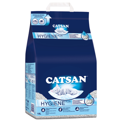 18L Hygiëne Plus Catsan Kattenbakvulling niet-klonterend