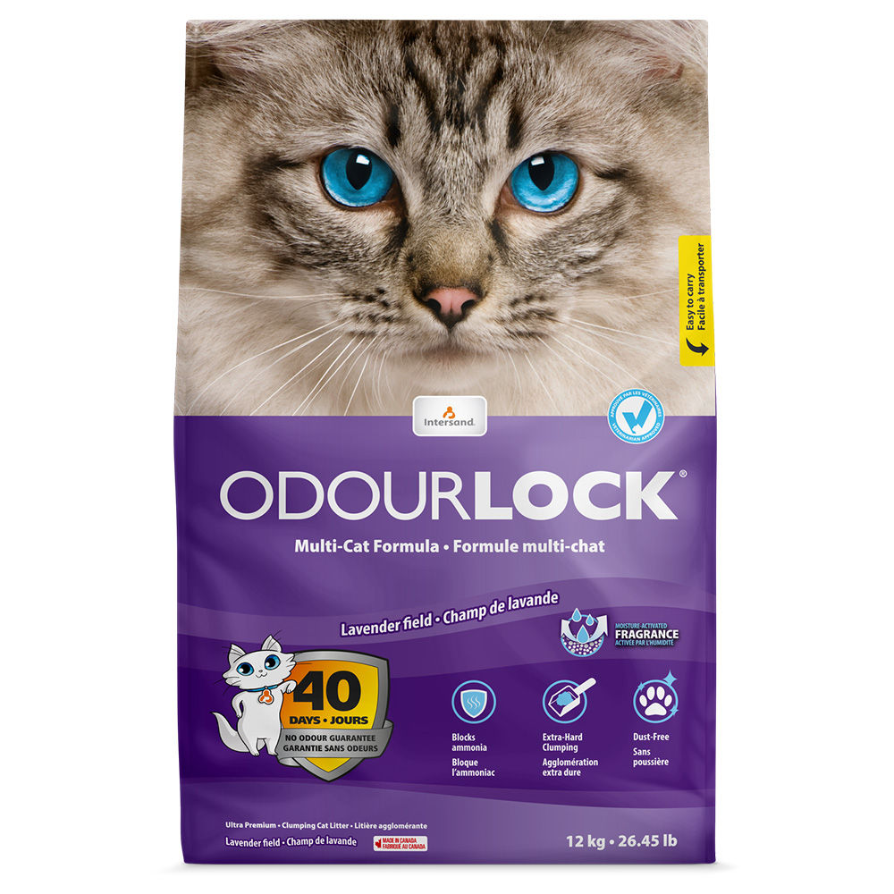 ODOURLOCK Kattenbakvulling Lavendel - 12 liter