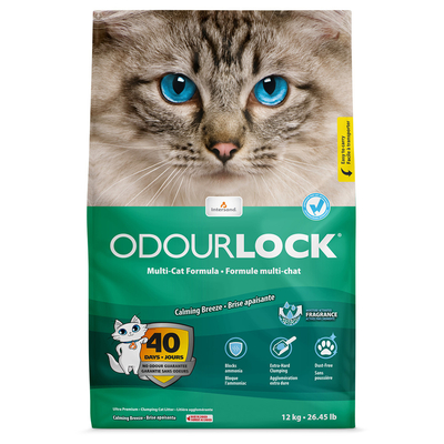 ODOURLOCK kattenbakvulling Calming Breeze - 2 x 12 liter