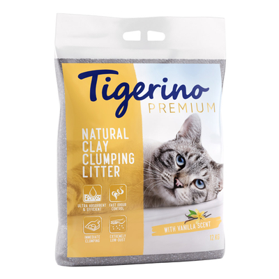 Tigerino Premium Kattenbakvulling - Vanillegeur - 12 liter
