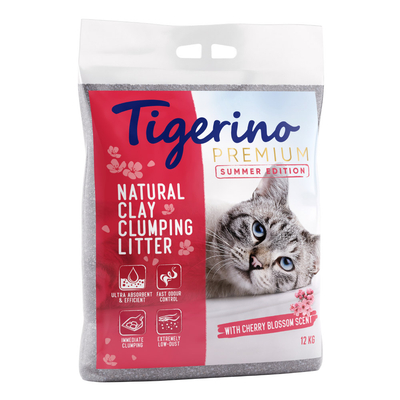 Tigerino Premium Kersenbloesemgeur Kattenbakvulling - 12 liter
