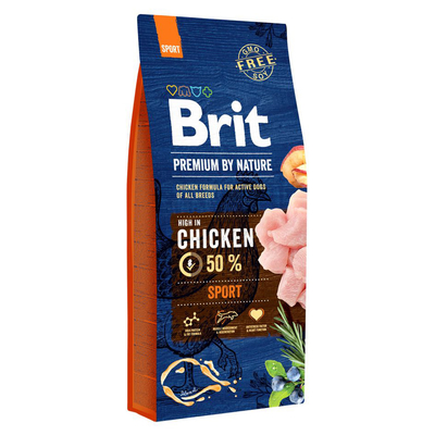 Brit Premium by Nature Sport - Dubbelpak: 2 x 15 kg - hondenbrokken