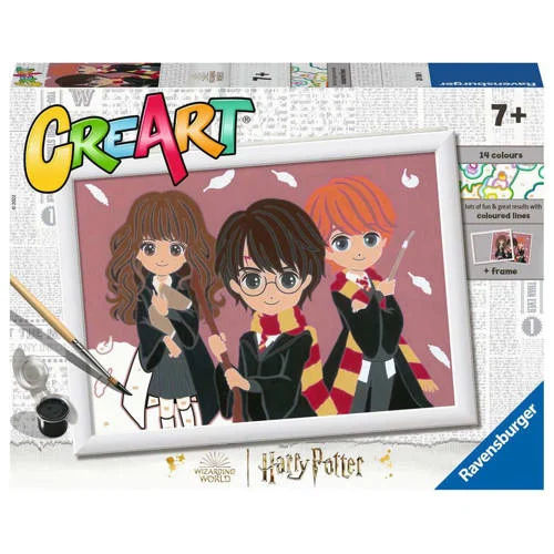 Ravensburger CreArt Harry Potter The Magical Trio - Schilderen op nummer voor kinderen