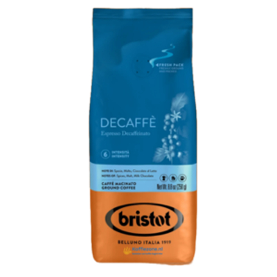 Bristot Bristot Decafe filterkoffie 250 g Filterkoffie