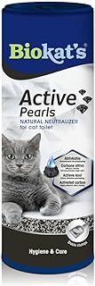 Biokat's Active Pearls - Toevoeging voor kattenbakvulling met actieve kool, die de geurbinding en het absorberend vermogen verbetert - 1 blik 1 x 700 ml