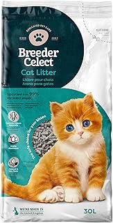 Breeder Celect kattenbakvulling van gerecycled papier 30L