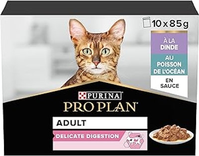Kattenvoer Purina Pro Plan Delicate Pauw Vis 10 x 85 g