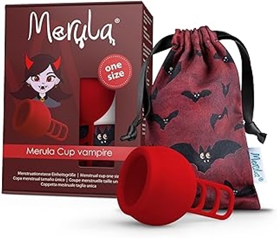 Merula Cup vampire rood - One size menstruatiecup - 1 stuks