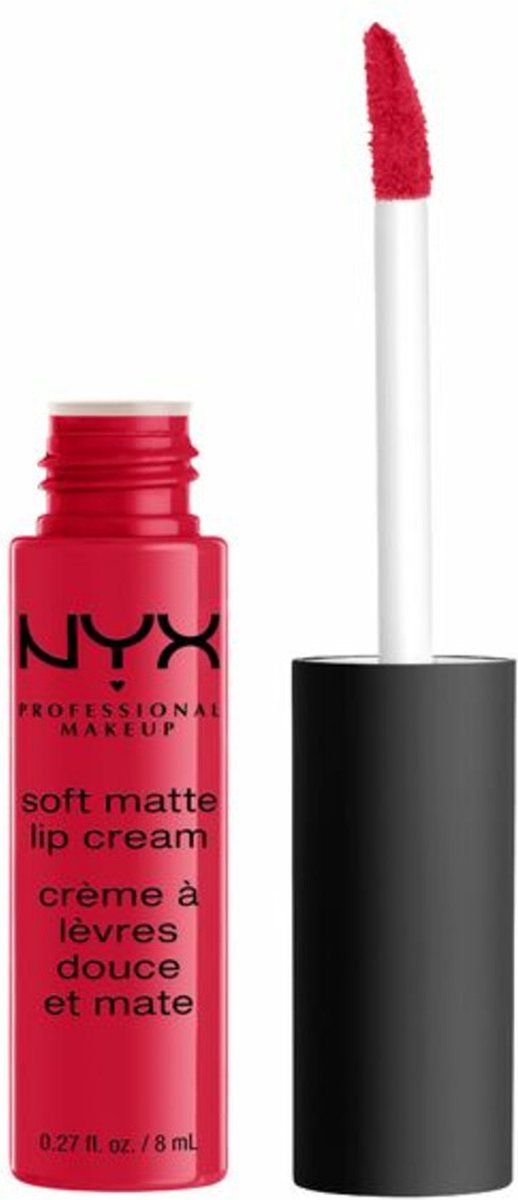 Nyx Professional Makeup Soft Matte Lip Cream - Amsterdam - Matte lippenstift, lippenbalsemtextuur - Rood