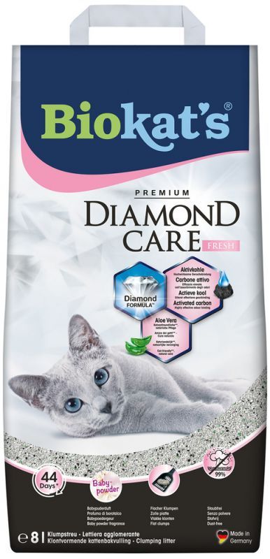 Biokat's Diamond Care Fresh - Kattenbakvulling 8 L