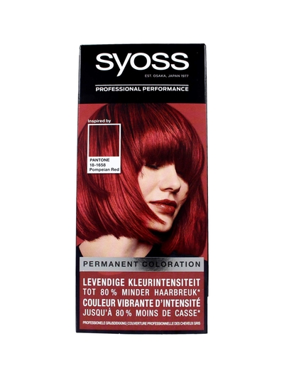 SYOSS Colors Pantone Haarverf 5-72 Pompeian Red - 1 stuk