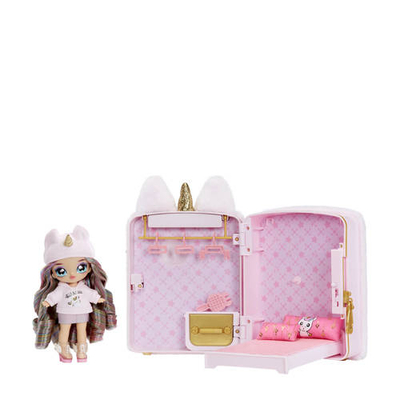 Na! Na! Na! Surprise 3-in-1 speelset met rugzak, slaapkamer en Britney Sparkles met eenhoornthema