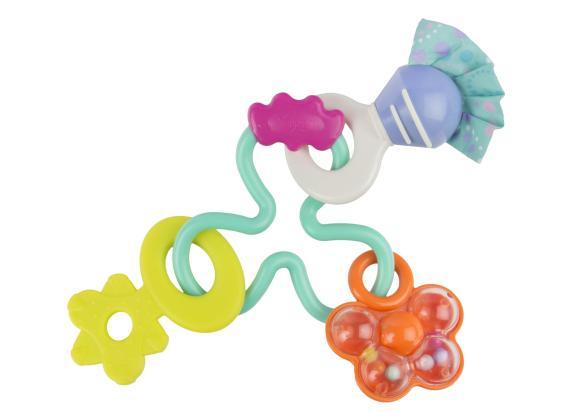 Playgro Playgro Twirly Whirly bijtspeeltje en rammelaar