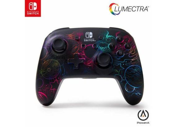 PowerA Verbeterde Draadloze Controller voor Nintendo Switch met Lumectra - Galaxy