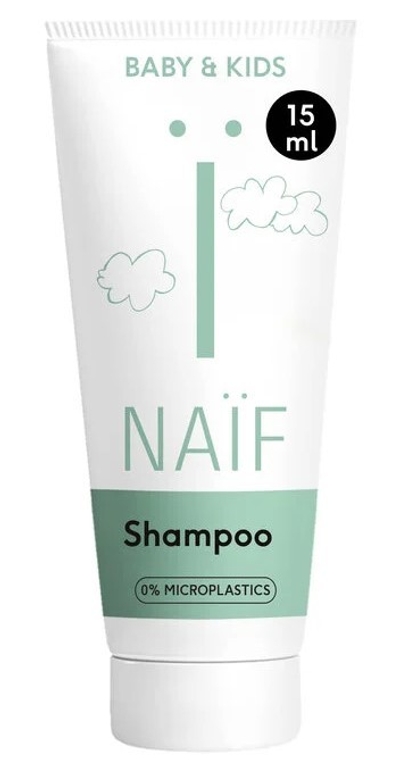 Naif Nourishing Shampoo Travel Size - verzorgend - mini - reistube - 15ml - baby & kids