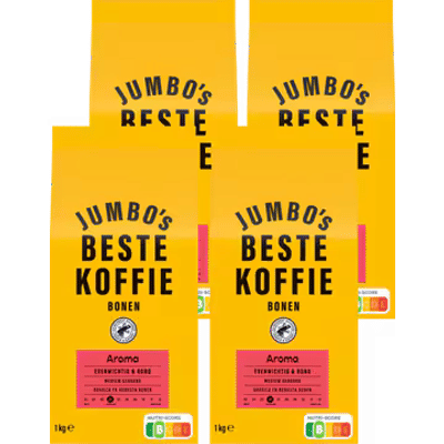 Jumbo's Beste Koffiebonen Aroma 4 x 1kg