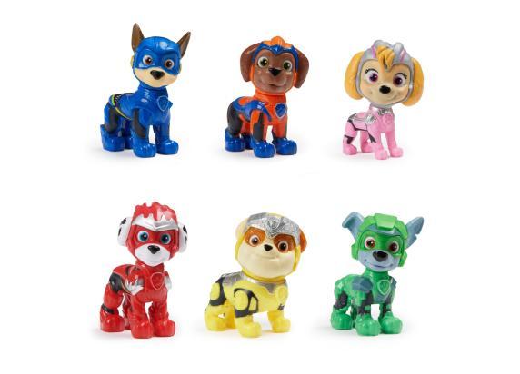 Paw Patrol The Mighty Movie cadeaupakket met 6 verzamelbare actiefiguren