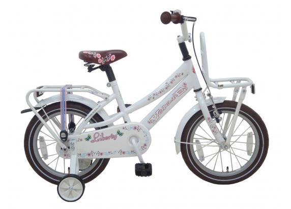 Volare Bicycles Liberty Urban 16" meisjesfiets met voordrager