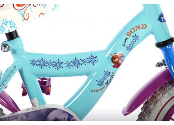 Volare Bicycles - Frozen Frozen 12" meisjesfiets met poppenzitje