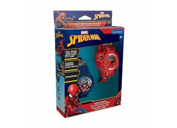 Lexibook - Spider-Man SpiderMan 2-in-1 Walkie Talkie Digitale Uurwerken