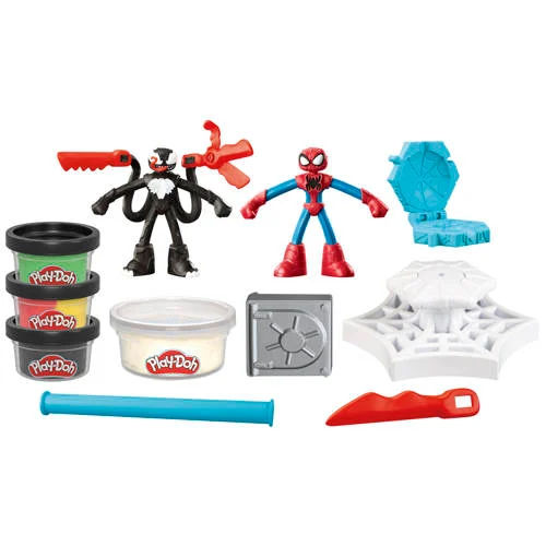 Play-Doh Marvel Spider-Man Werp en Snij speelset