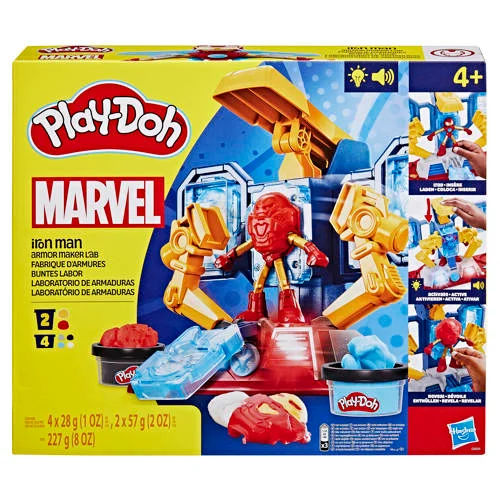 Play-Doh Marvel Iron Man Harnas laboratorium speelset