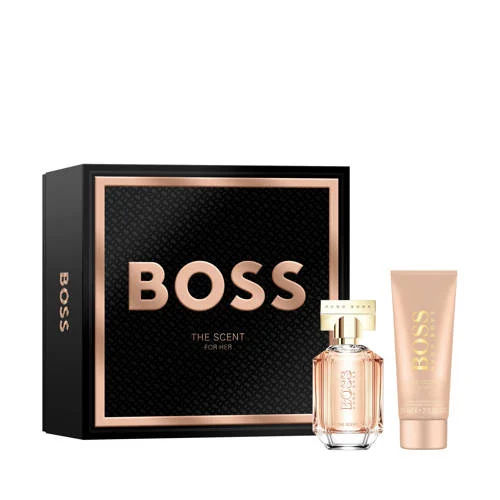 BOSS THE SCENT for Her geschenkset - eau de parfum 50 ml + bodylotion 75 ml