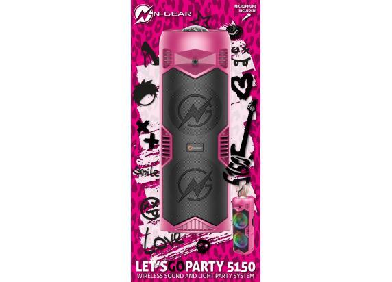 N-Gear N-Gear Let's Go Party 5150 Speaker Roze