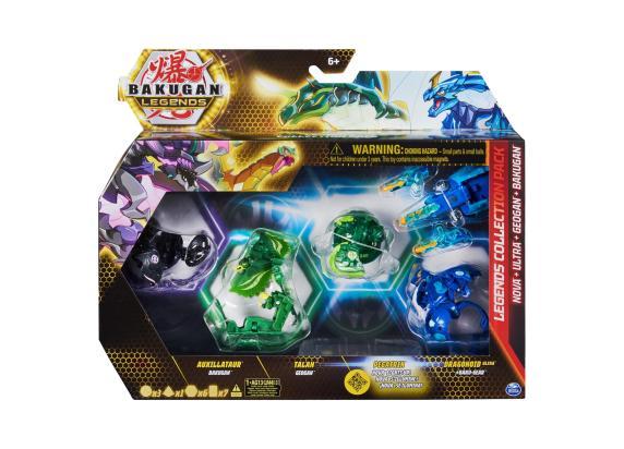 Bakugan Bakugan Legends collectie S5 6-pack asstd - blauw zwart wit zwart rood