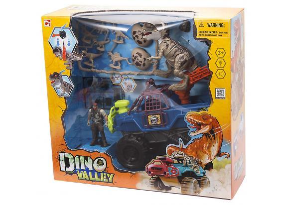 - Dino Valley Dino Valley Roughneck Bigwheel met figuur en dino met geluid