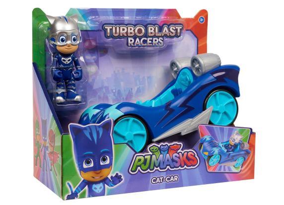 Giochi Preziosi - Pyjamahelden Turbo Racer voertuig met figuur 7.5cm - Owlette - rood