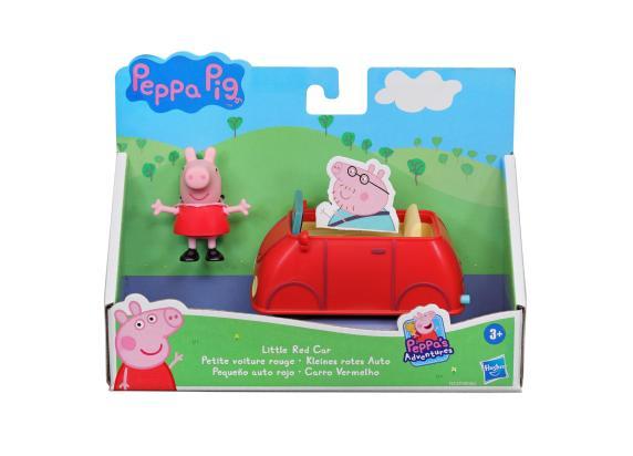 Hasbro - Peppa Pig Peppa Pig - Klein Voertuig met figuur - Rode auto